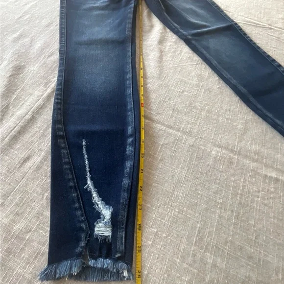 NWT KanCan Dark Blue Ankle Skinny Jean - Picture 8 of 8